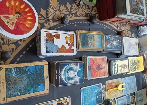 Detail of the October card layout, second view